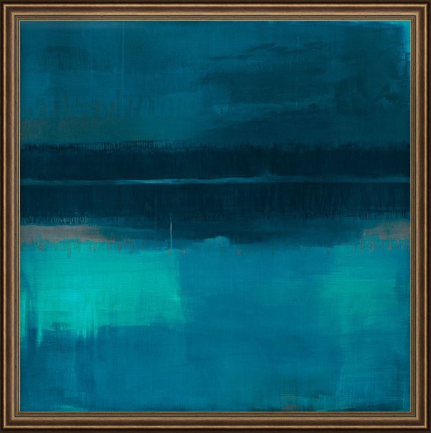 Evening - canvas framed print
